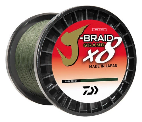 Daiwa J-Braid Grand X8 Braided Line 3,000 Yard Bulk Spools 5 Daiwa J-Braid Grand X8 Braided Line 3,000 Yard Bulk Spools - Image 3