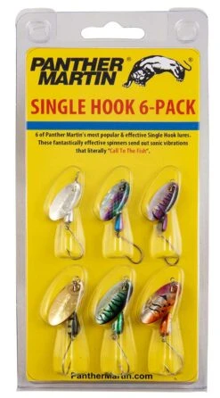 Panther Martin Single Hook 6 Pack Spinner Kit