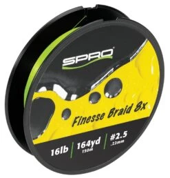 SPRO Finesse Braid 8x Lime Green 164 Yards -Fishing Products Store 39781710168153