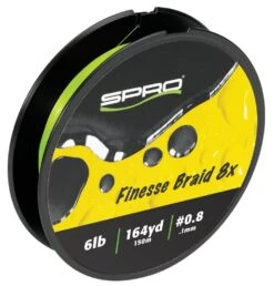 SPRO Finesse Braid 8x Lime Green 164 Yards -Fishing Products Store 39781710200921