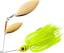 Booyah Double Willow Blade Spinnerbait -Fishing Products Store BYBW12617 chartreuse