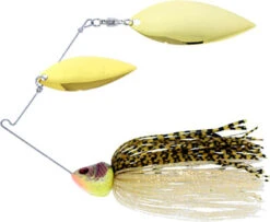 River2Sea Ish Monroe Bling Double Willow Spinnerbait 1/2 Oz. -Fishing Products Store Bling09GoldenShiner