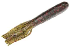 Strike King Coffee Tubes 4 1/2 Inch Flip-N-Tube 6 Pack -Fishing Products Store CT4.5 18 CoffeeTube WatermelonRedFlake GlamRight