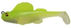 Megabass Dark Sleeper Soft Body Swimbait -Fishing Products Store Clear Chartreuse