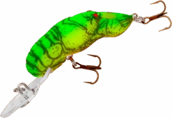 Rebel Deep Teeny Wee Crawfish Lure 1 1/2 Inch Medium Diving Crankbait -Fishing Products Store D7734