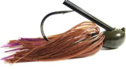 Missile Baits Ike's Mini Flipping Jig -Fishing Products Store MJMF Brown Purple Passion