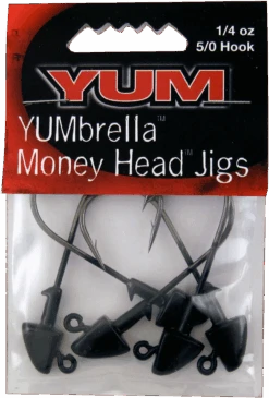 YUM Money Head Swimbait Jighead 5 Pack -Fishing Products Store YBMHJ1451 pk