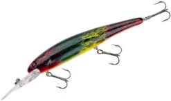Bandit Suspending Minnow Walleye Deep -Fishing Products Store bdtsmol158 redgreenyellowblacklace