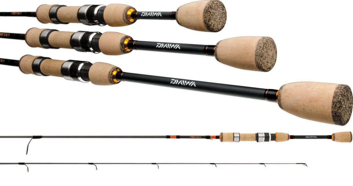 Daiwa Presso Ultralight 4-Piece Travel Spinning Rods 3 Daiwa Presso Ultralight 4-Piece Travel Spinning Rods